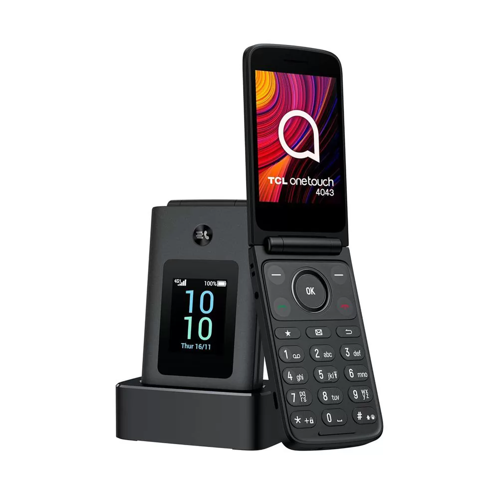 ΚΙΝΗΤΟ ΜΕ ΠΛΗΚΤΡΑ TCL T313D1 ONETOUCH 4043 4G 3.2in DUAL SIM DARK NIGHT GREY GR