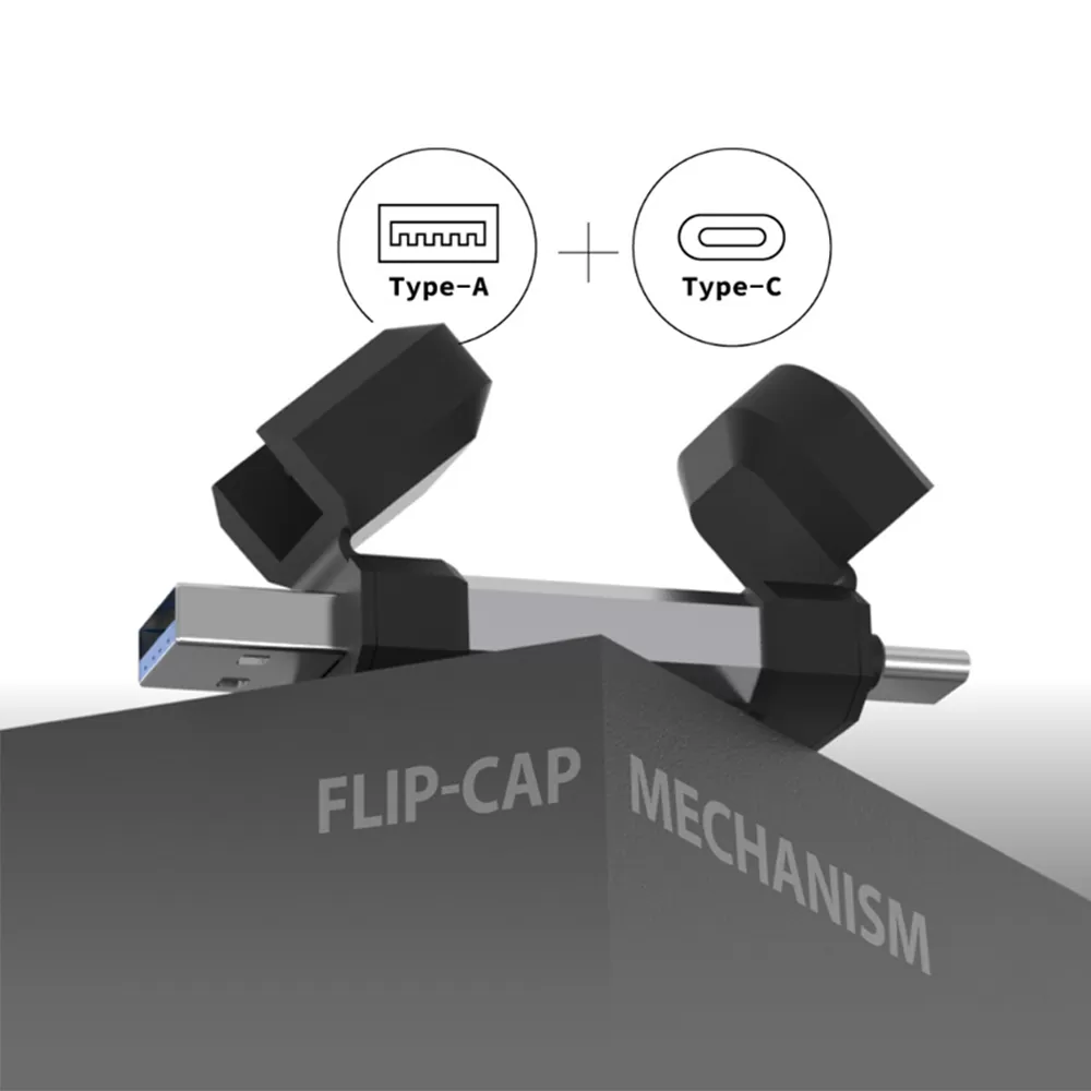 SILICON POWER USB - TYPE C FLASH DRIVE 256GB 200MB/s USB 3.2+OTG C51 200MBps SP256GBUC3C51V1S - Image 3