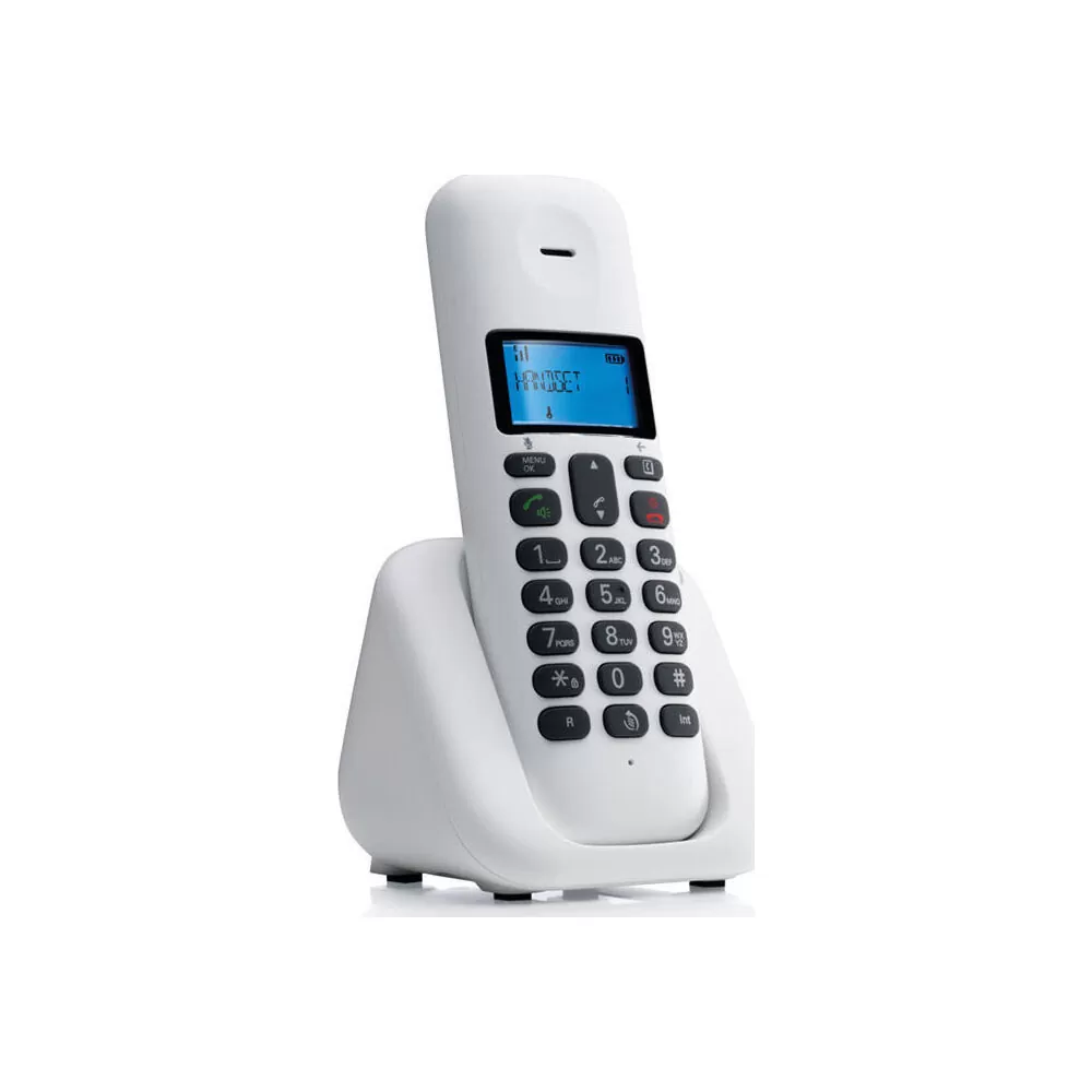 ΑΣΥΡΜΑΤΟ ΤΗΛΕΦΩΝΟ MOTOROLA T301 ΜΕ ΑΝΟΙΧΤΗ ΑΚΡΟΑΣΗ WHITE GR - Image 2