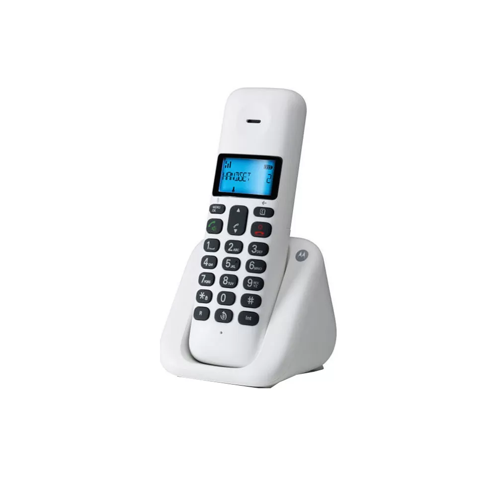 ΑΣΥΡΜΑΤΟ ΤΗΛΕΦΩΝΟ MOTOROLA T301 ΜΕ ΑΝΟΙΧΤΗ ΑΚΡΟΑΣΗ WHITE GR - Image 3