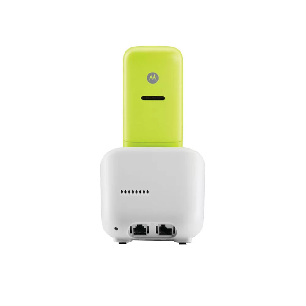 ΑΣΥΡΜΑΤΟ ΤΗΛΕΦΩΝΟ MOTOROLA T301 ΜΕ ΑΝΟΙΧΤΗ ΑΚΡΟΑΣΗ LEMON/GREY GR - Image 4