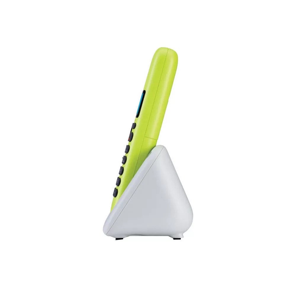 ΑΣΥΡΜΑΤΟ ΤΗΛΕΦΩΝΟ MOTOROLA T301 ΜΕ ΑΝΟΙΧΤΗ ΑΚΡΟΑΣΗ LEMON/GREY GR - Image 8