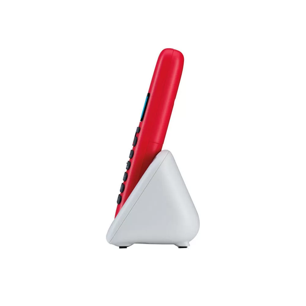 ΑΣΥΡΜΑΤΟ ΤΗΛΕΦΩΝΟ MOTOROLA T301 ΜΕ ΑΝΟΙΧΤΗ ΑΚΡΟΑΣΗ CHERRY/GREY GR - Image 6