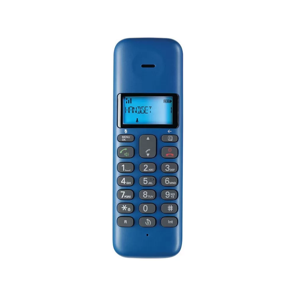 ΑΣΥΡΜΑΤΟ ΤΗΛΕΦΩΝΟ MOTOROLA T301 ΜΕ ΑΝΟΙΧΤΗ ΑΚΡΟΑΣΗ ROYAL BLUE/GREY GR - Image 6