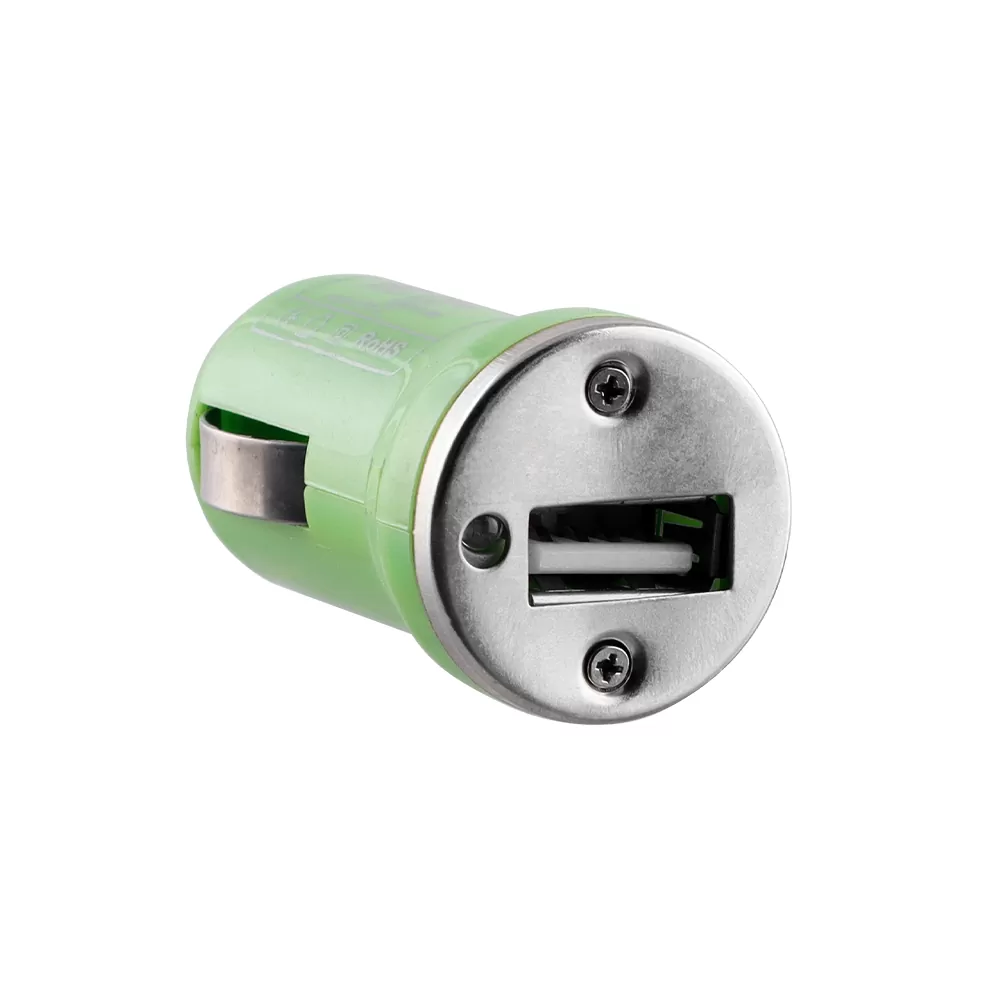 VOLTE-TEL USB ΦΟΡΤΙΣΤΗΣ ΑΥΤΟΚΙΝΗΤΟΥ mini VCU09 1200mA 6W GREEN - Image 3