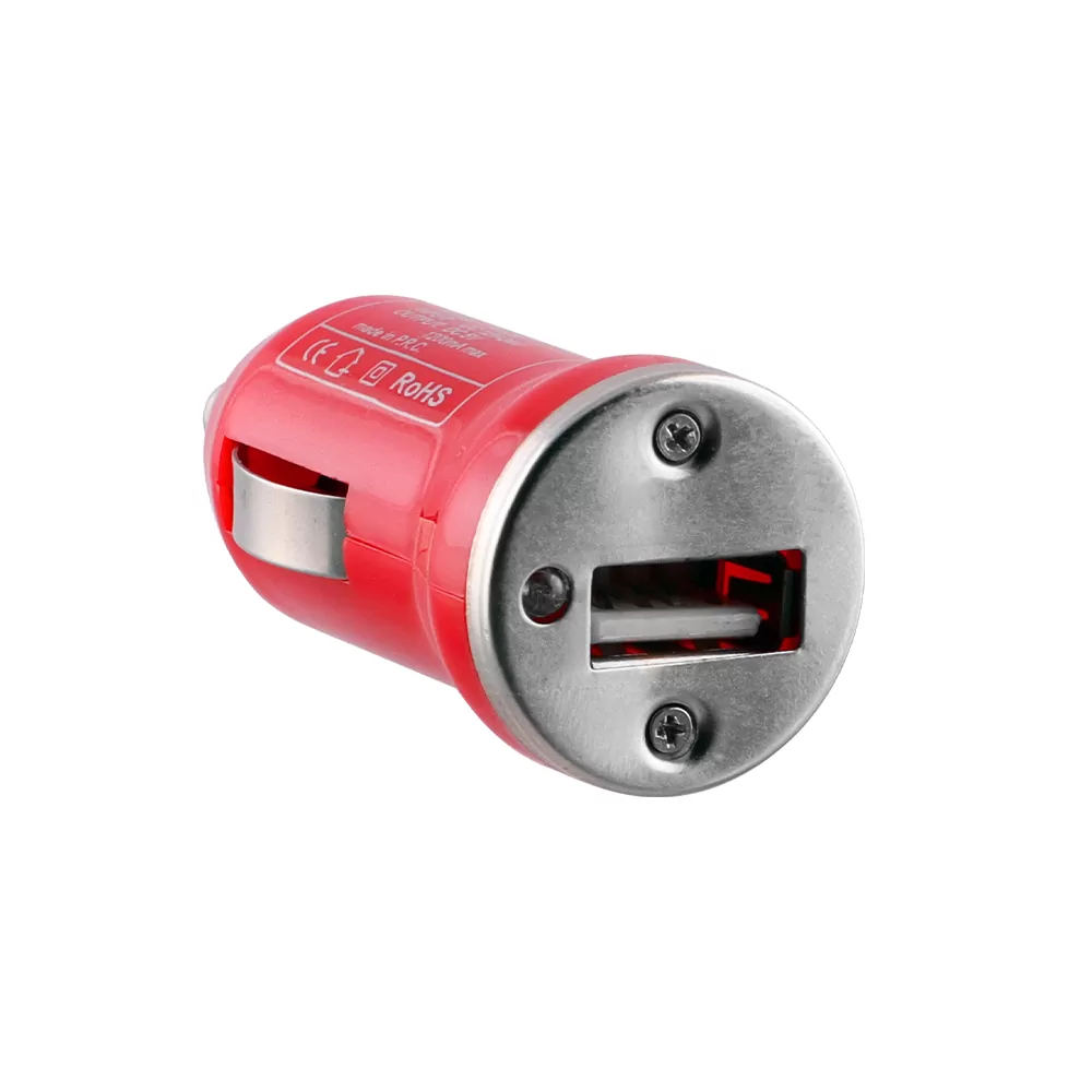 VOLTE-TEL USB ΦΟΡΤΙΣΤΗΣ ΑΥΤΟΚΙΝΗΤΟΥ mini VCU09 1200mA 6W RED - Image 3