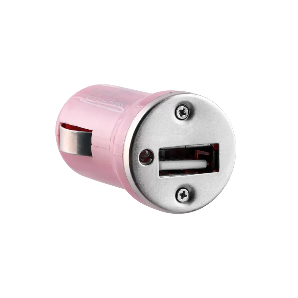 VOLTE-TEL USB ΦΟΡΤΙΣΤΗΣ ΑΥΤΟΚΙΝΗΤΟΥ mini VCU09 1200mA 6W PINK - Image 3