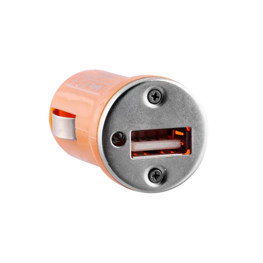VOLTE-TEL USB ΦΟΡΤΙΣΤΗΣ ΑΥΤΟΚΙΝΗΤΟΥ mini VCU09 1200mA 6W ORANGE - Image 3