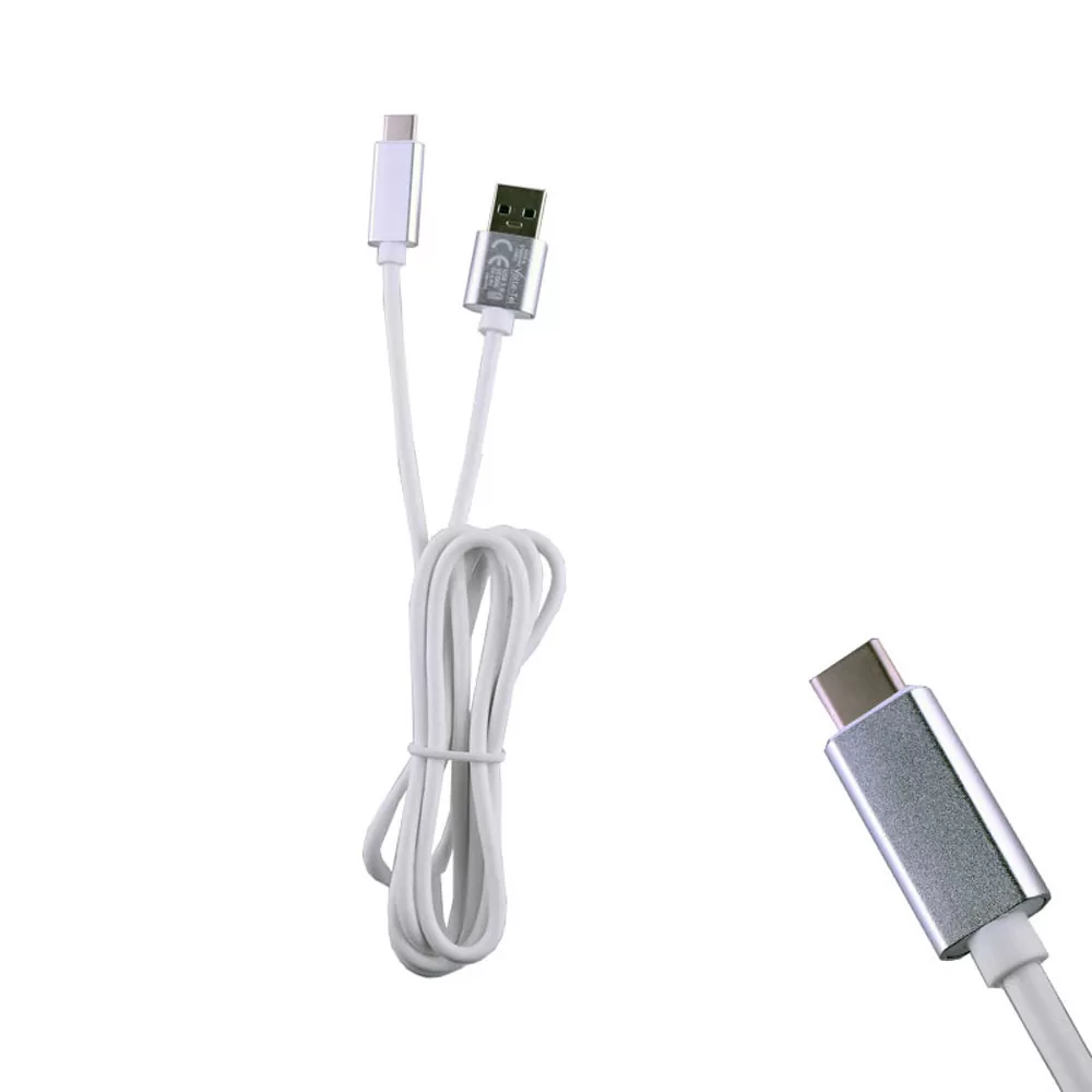 VOLTE-TEL TYPE C->USB 3.0 ALUMINIUM 3.5A ΦΟΡΤΙΣΗΣ-DATA 1.2m VCD06 WHITE - Image 3