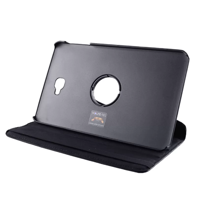 VOLTE-TEL LEATHER BOOK ROTATING STAND ΘΗΚΗ SAMSUNG TAB A T580 10.1in BLACK - Image 4