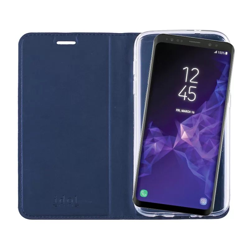 IDOL 1991 PRIME MAGNET BOOK STAND ΘΗΚΗ SAMSUNG S9 PLUS G965 DARK BLUE - Image 2