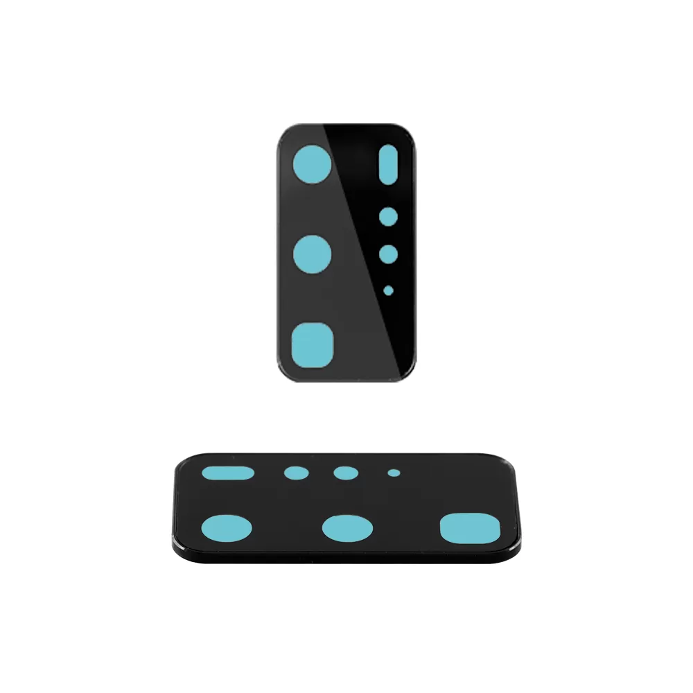 VOLTE-TEL CAMERA GLASS COVER HUAWEI P40 PRO 6.58in 9H 0.30MM TITANIUM WITH FRAME BLACK - Image 3