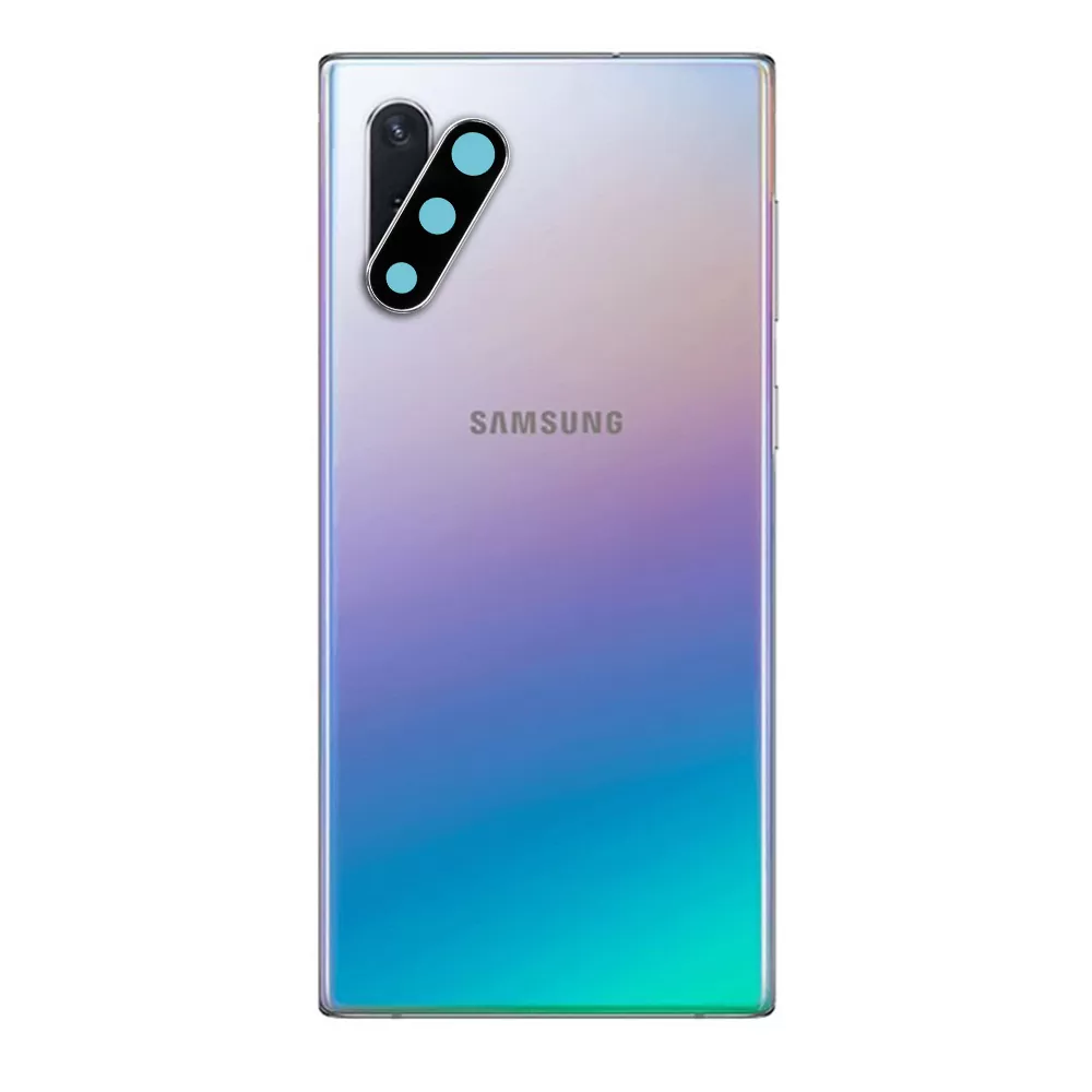 VOLTE-TEL CAMERA GLASS COVER SAMSUNG NOTE 10 N970 6.3in 9H 0.30MM TITANIUM WITH FRAME SILVER - Image 2