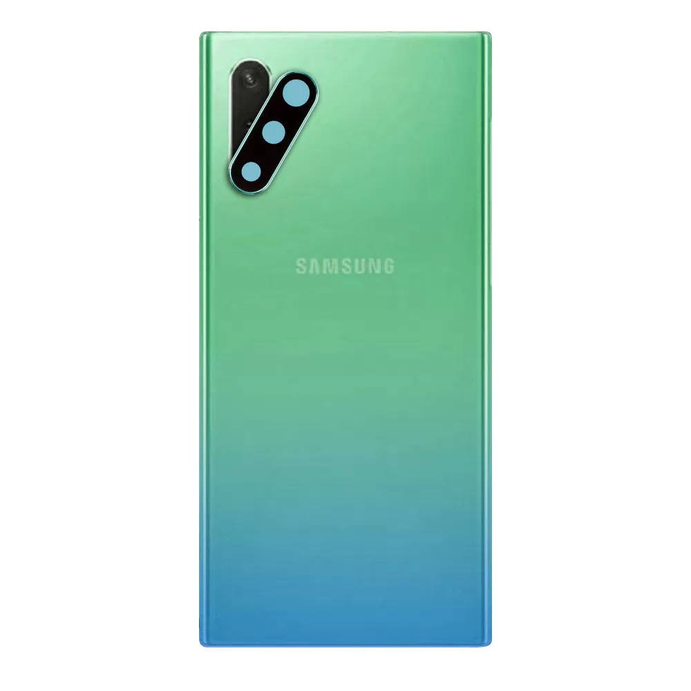 VOLTE-TEL CAMERA GLASS COVER SAMSUNG NOTE 10 N970 6.3in 9H 0.30MM TITANIUM WITH FRAME GREEN - Image 2