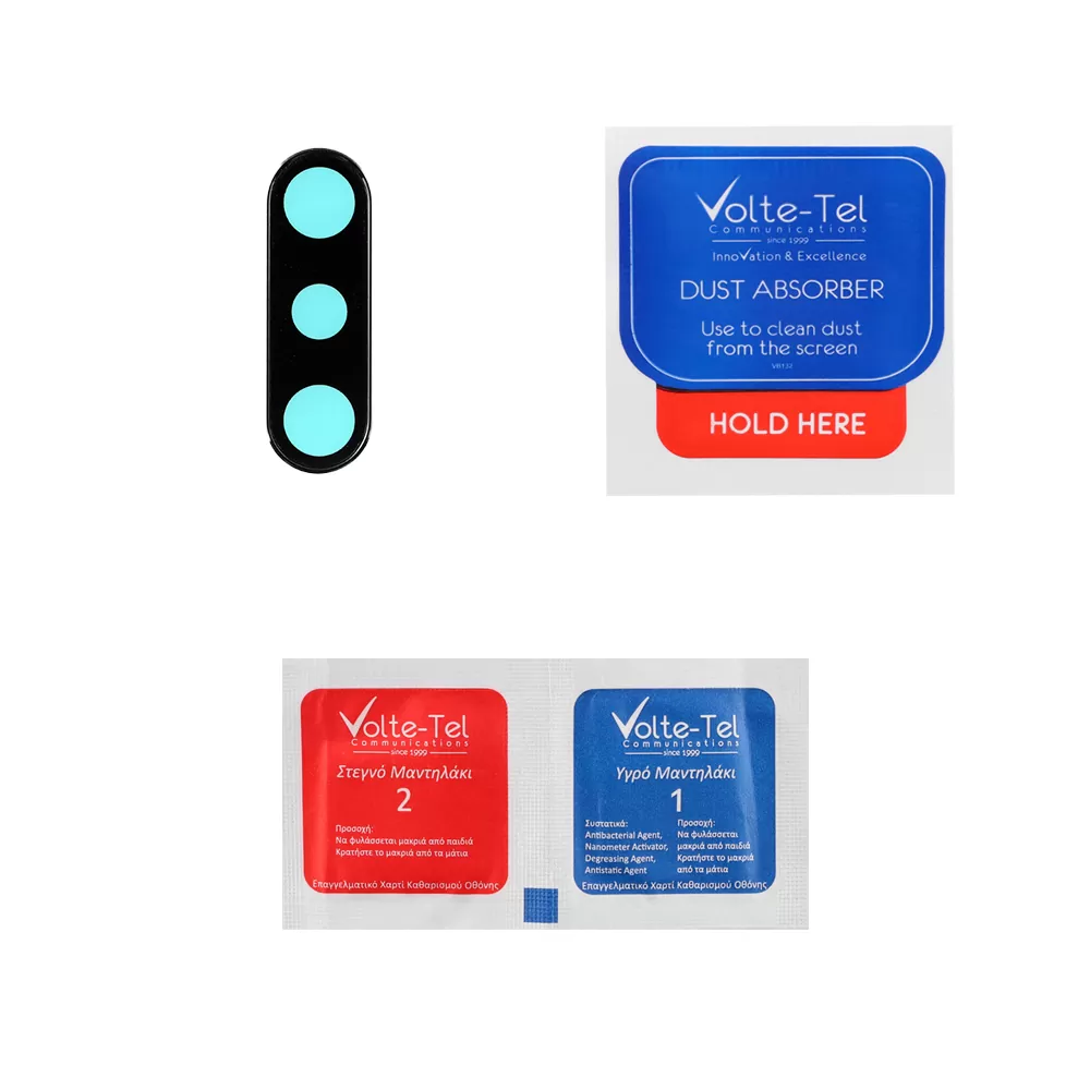VOLTE-TEL CAMERA GLASS COVER SAMSUNG NOTE 10 PLUS N975 6.8in 9H 0.30MM TITANIUM WITH FRAME BLACK - Image 4