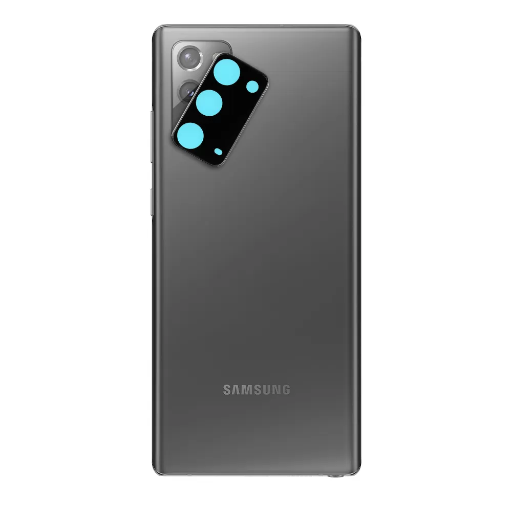 VOLTE-TEL CAMERA GLASS COVER SAMSUNG NOTE 20 N980 6.7in 9H 0.30MM TITANIUM WITH FRAME BLACK - Image 2