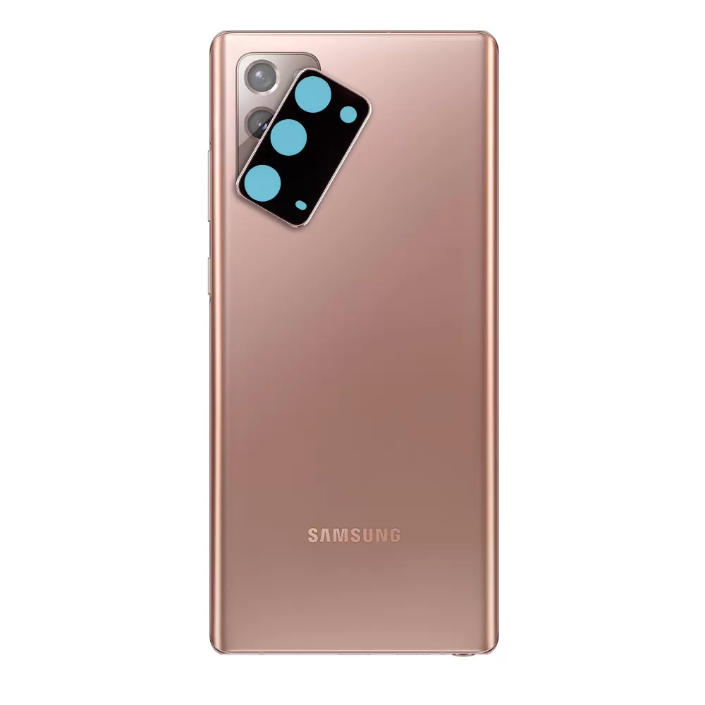 VOLTE-TEL CAMERA GLASS COVER SAMSUNG NOTE 20 N980 6.7in 9H 0.30MM TITANIUM WITH FRAME GOLD - Image 2