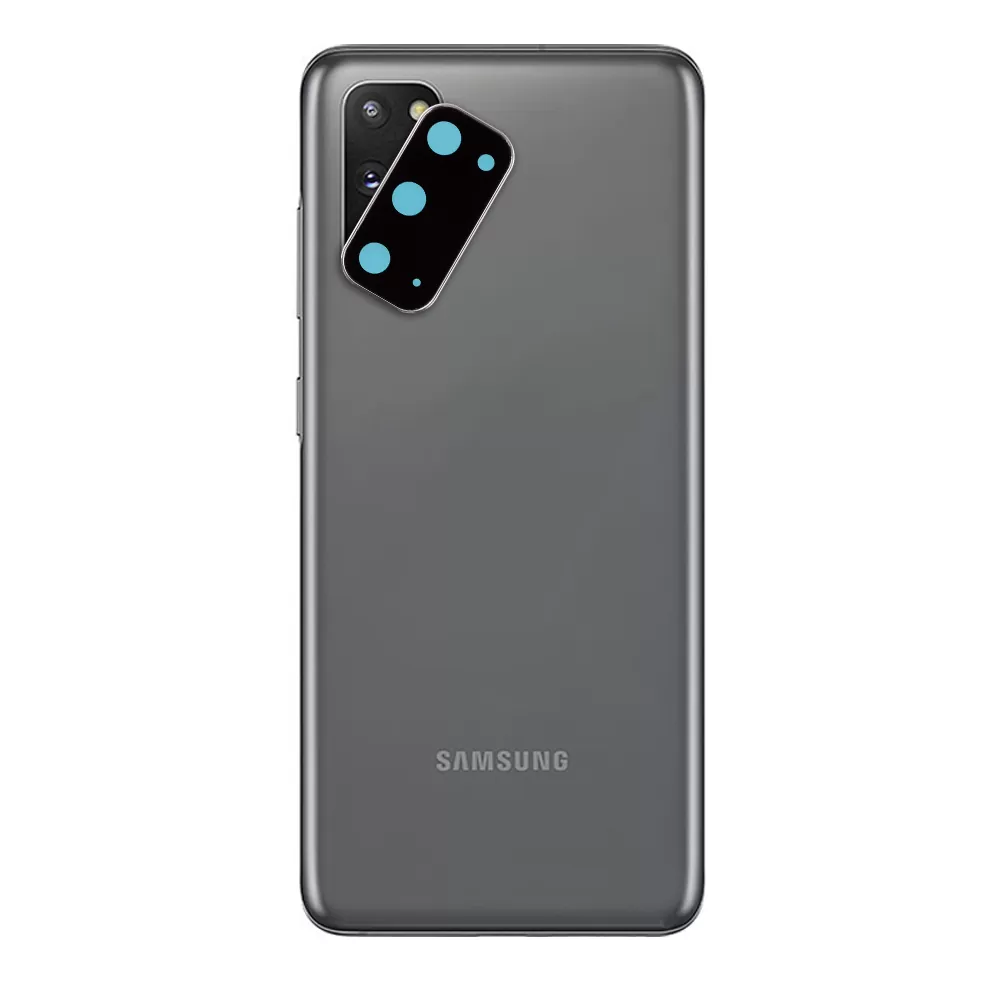 VOLTE-TEL CAMERA GLASS COVER SAMSUNG S20 G980 6.2in 9H 0.30MM TITANIUM WITH FRAME GREY - Image 2
