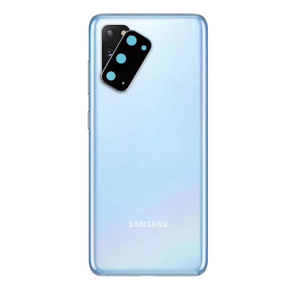 VOLTE-TEL CAMERA GLASS COVER SAMSUNG S20 G980 6.2in 9H 0.30MM TITANIUM WITH FRAME BLUE - Image 2