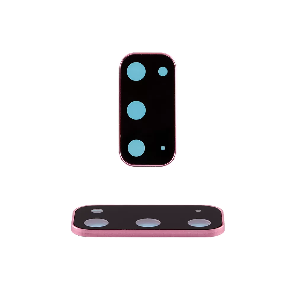 VOLTE-TEL CAMERA GLASS COVER SAMSUNG S20 G980 6.2in 9H 0.30MM TITANIUM WITH FRAME PINK - Image 3