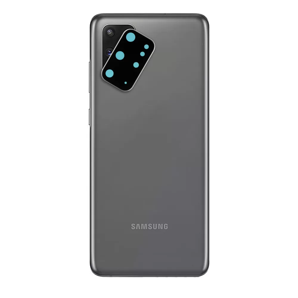 VOLTE-TEL CAMERA GLASS COVER SAMSUNG S20 PLUS G985 6.7in 9H 0.30MM TITANIUM WITH FRAME GREY - Image 2
