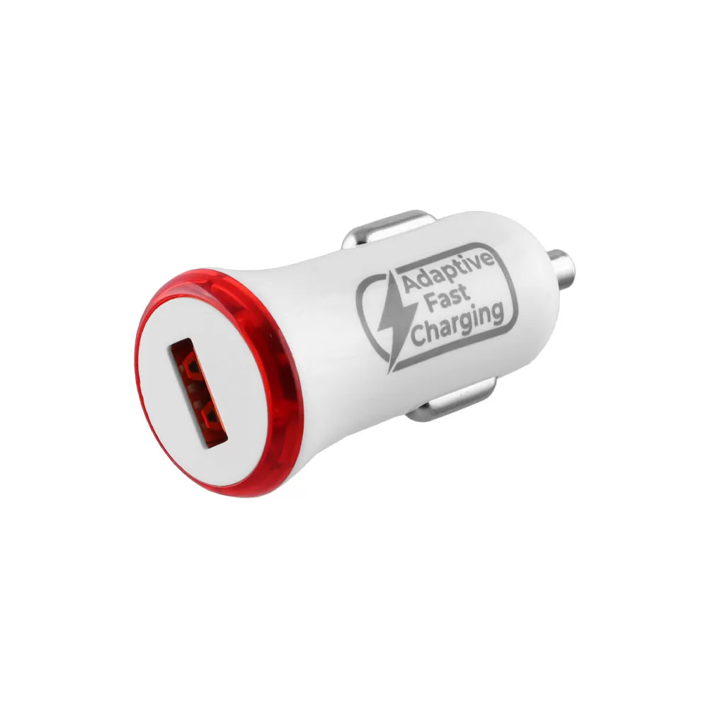 LIME ΦΟΡΤΙΣΤΗΣ ΑΥΤΟΚΙΝΗΤΟΥ USB 3.0 FAST CAR CHARGER QC 3.0 LCU02 20W 5V-3.5A/9V-2.4A/12V-1.8A WHITE - Image 3