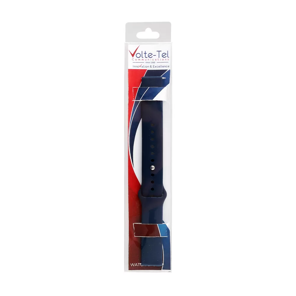 VOLTE-TEL ΛΟΥΡΑΚΙ ΡΟΛΟΓΙΟΥ ΣΙΛΙΚΟΝΗΣ UNIVERSAL 18mm BLUE - Image 3