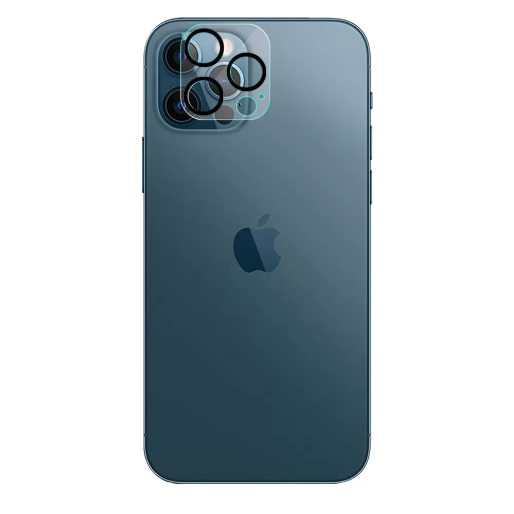 VOLTE-TEL CAMERA GLASS IPHONE 13 PRO 6.1in/IPHONE 13 PRO MAX 6.7in 9H 0.25mm 3D CURVED TRANSPARENT-BLACK - Image 2