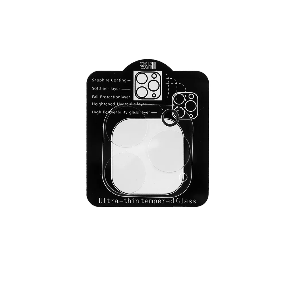 VOLTE-TEL CAMERA GLASS IPHONE 13 PRO 6.1in/IPHONE 13 PRO MAX 6.7in 9H 0.25mm 3D CURVED TRANSPARENT - Image 3
