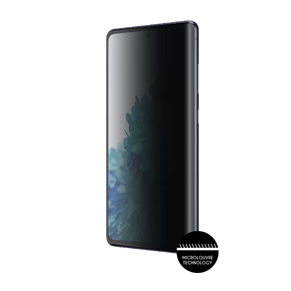 IDOL 1991 PRIVACY ANTISPY TEMPERED GLASS SAMSUNG S20 G980 6.2in 9H 0.25mm 3D SEMI CURVED EDGE GLUE BLACK - Image 3