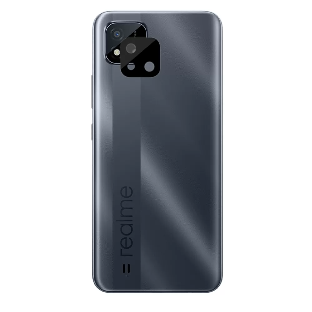 VOLTE-TEL CAMERA GLASS REALME C11 2021 6.52in 9H 0.25mm 3D CURVED BLACK - Image 2