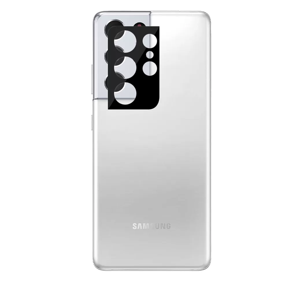 VOLTE-TEL CAMERA GLASS SAMSUNG S21 ULTRA 5G G998 6.8in 9H 0.25mm 3D CURVED BLACK - Image 2