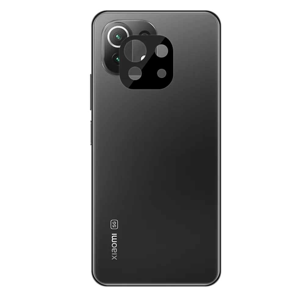VOLTE-TEL CAMERA GLASS XIAOMI 11 LITE 5G NE/MI 11 LITE/MI 11 LITE 5G 6.55in 9H 0.25mm 3D CURVED BLACK - Image 2