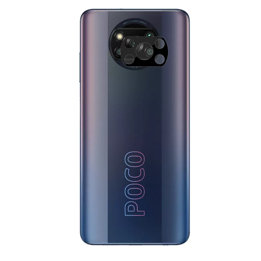 VOLTE-TEL CAMERA GLASS XIAOMI POCO X3/X3 PRO 6.67in 9H 0.25mm 3D CURVED BLACK - Image 2