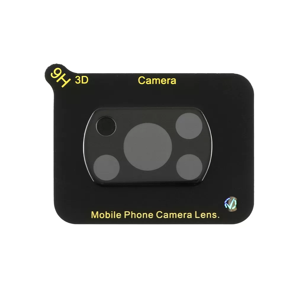 VOLTE-TEL CAMERA GLASS XIAOMI POCO X3/X3 PRO 6.67in 9H 0.25mm 3D CURVED BLACK - Image 3
