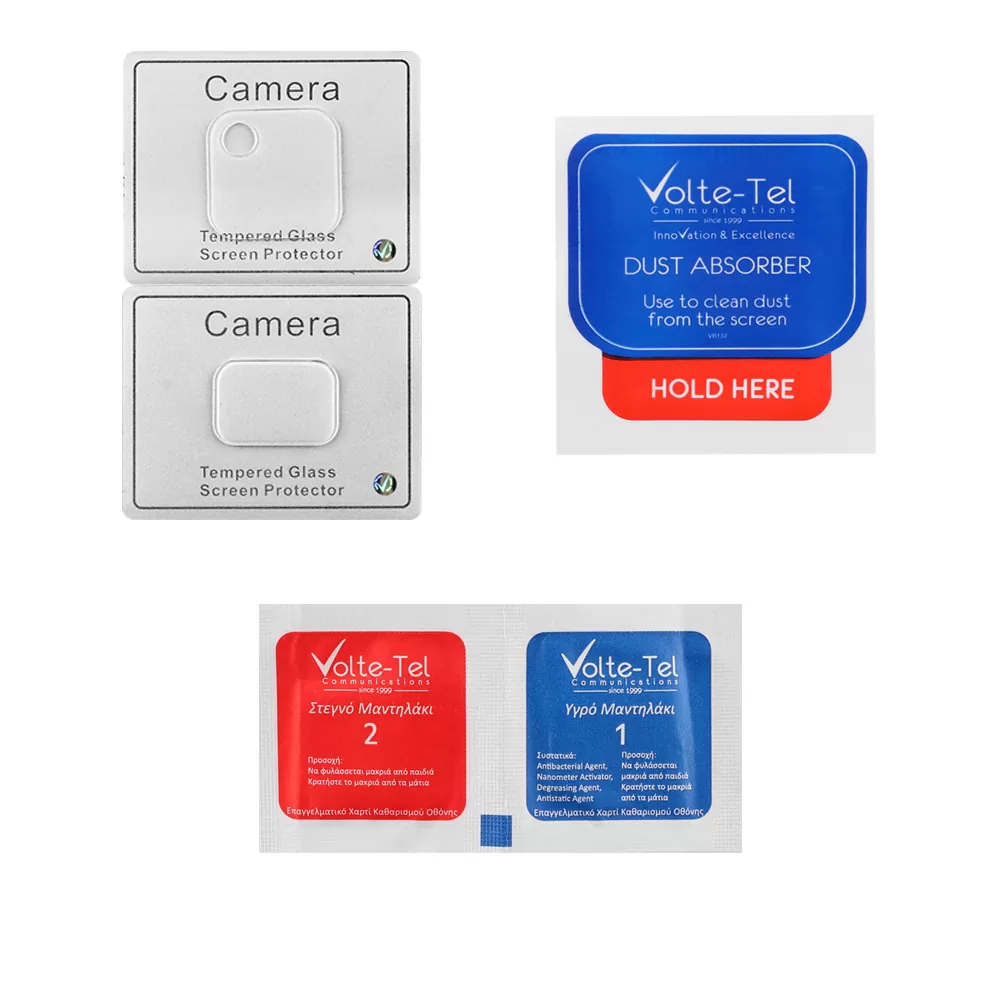VOLTE-TEL CAMERA GLASS XIAOMI REDMI NOTE 11T 5G/POCO M4 PRO 5G 6.6in 9H 0.30mm 2 PCS - Image 4