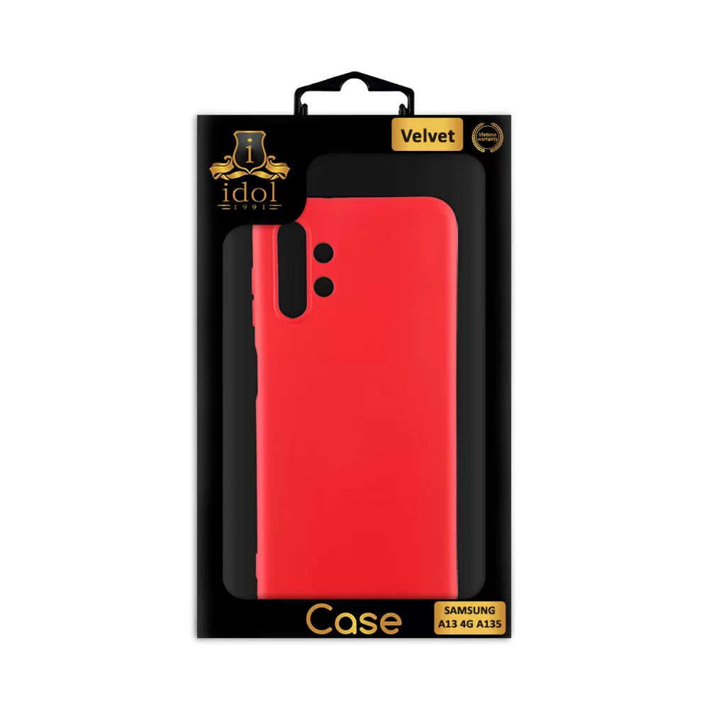 IDOL 1991 ΘΗΚΗ SAMSUNG A13 4G A135/A137 6.6" VELVET TPU 4 SIDE RED - Image 5