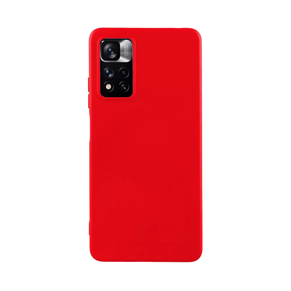 IDOL 1991 ΘΗΚΗ XIAOMI REDMI NOTE 11 PRO 4G/5G 6.67" VELVET TPU 4 SIDE CAMERA GUARD PROTECTION RED - Image 2