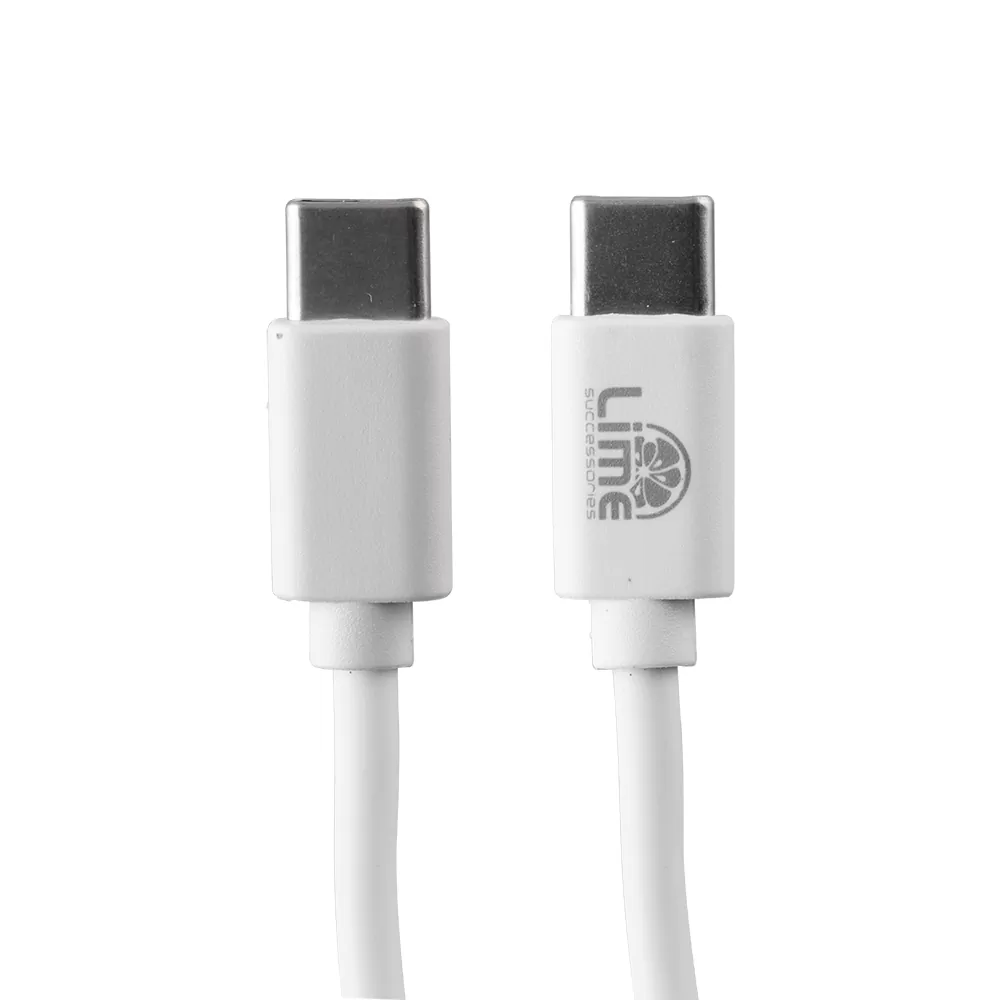 LIME USB-C TYPE C TO USB-C TYPE C 4.0A ΦΟΡΤΙΣΗΣ-DATA 2m LCC02 68W WHITE - Image 3