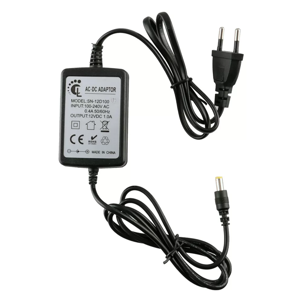 VOLTE-TEL UNIVERSAL ΤΡΟΦΟΔΟΤΙΚO DESKTOP 12V 1A DC CONNECTOR 5,5X2,1mm ME LED - Image 2