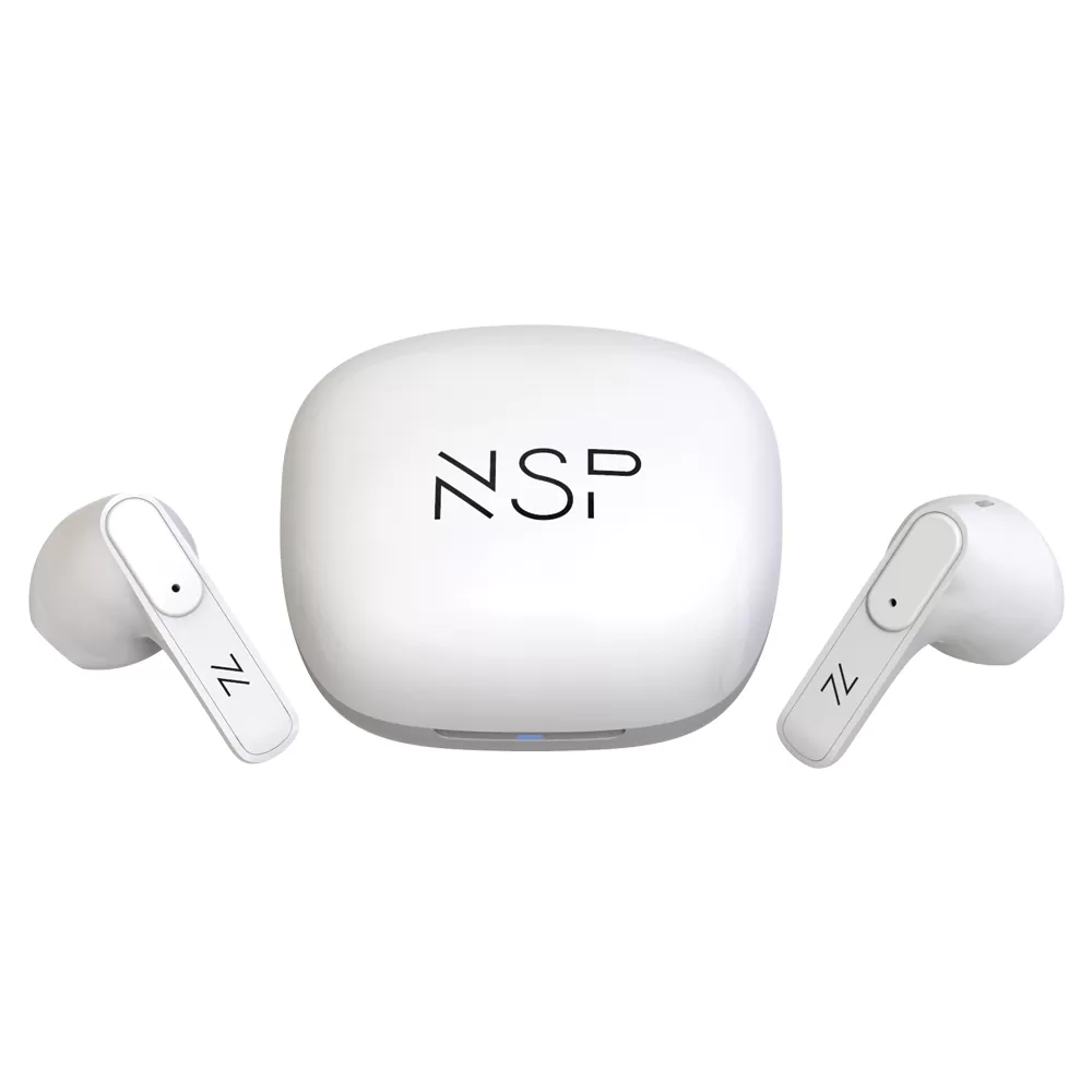 NSP BLUETOOTH STEREO BN510W NSPODS TWS HEADSET V5.3 ΜΕ ΘΗΚΗ ΦΟΡΤΙΣΗΣ - ΜΕΤΑΦΟΡΑΣ WHITE - Image 5