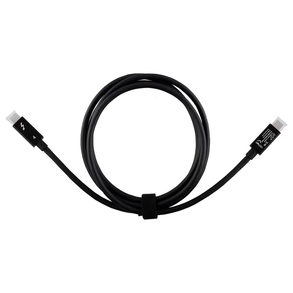 NSP N22 USB-C TYPE C TO TYPE C THUNDERBOLT 4.0 PD 100W/40GP/8K 60HZ/ 8K DUAL CHANNEL 4K 1.5m BLACK - Image 2