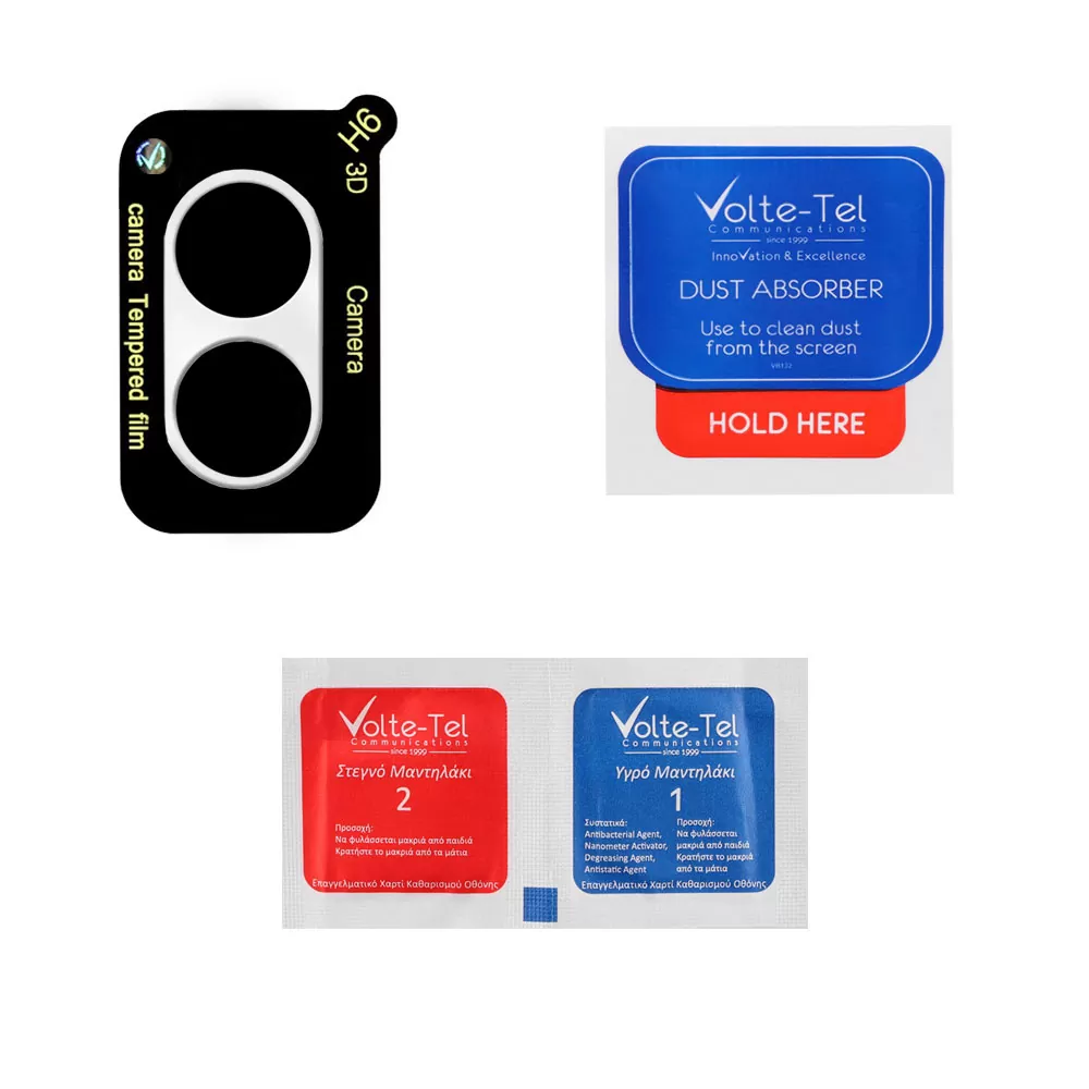 VOLTE-TEL CAMERA GLASS SAMSUNG Z FLIP 5 5G F731 6.7in 9H 0.25mm 3D CURVED TRANSPARENT - Image 3