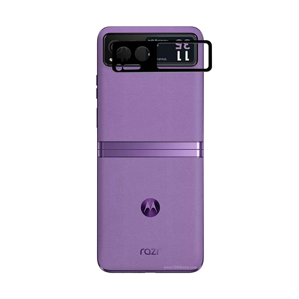 VOLTE-TEL CAMERA GLASS MOTOROLA RAZR 40 5G 6.9in 9H 0.30mm BLACK - Image 2