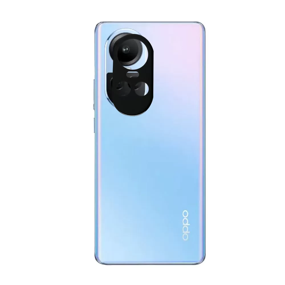 VOLTE-TEL CAMERA GLASS OPPO RENO 10 5G/RENO 10 PRO 5G 6.7in 9H 0.25mm 3D CURVED BLACK - Image 2
