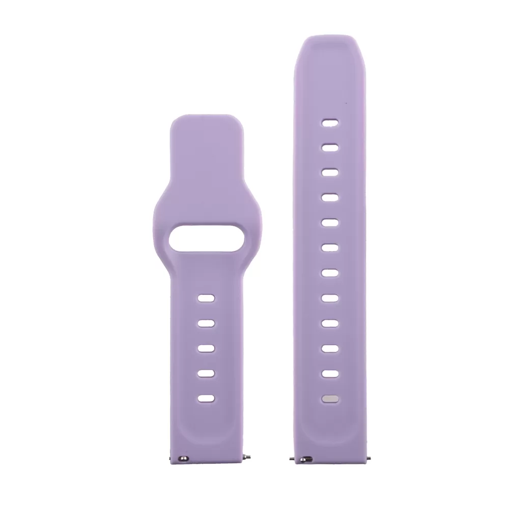 VOLTE-TEL VT116 ΛΟΥΡΑΚΙ ΡΟΛΟΓΙΟΥ ΣΙΛΙΚΟΝΗΣ RUGGED SPORT UNIVERSAL 20mm (SAMSUNG WATCH 6/5/4) PURPLE - Image 2