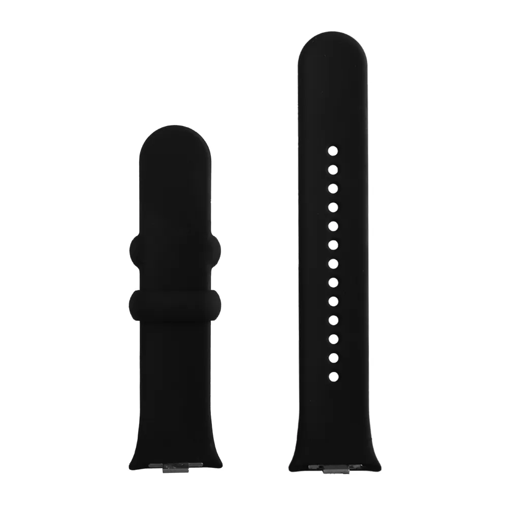 VOLTE-TEL VT119 ΛΟΥΡΑΚΙ ΡΟΛΟΓΙΟΥ ΣΙΛΙΚΟΝΗΣ XIAOMI REDMI WATCH 4/SMART BAND 8 PRO BLACK - Image 2