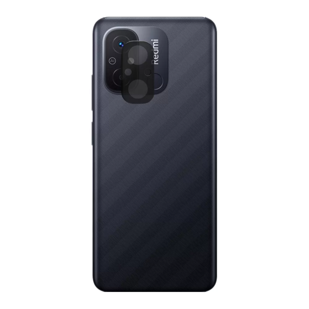 VOLTE-TEL CAMERA GLASS XIAOMI REDMI 12C 6.71in 9H 0.25mm 3D CURVED BLACK - Image 2