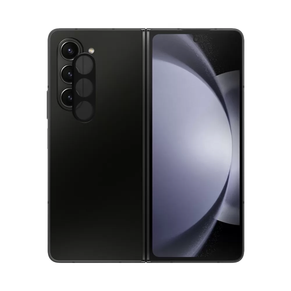 VOLTE-TEL CAMERA GLASS SAMSUNG Z FOLD 6 5G F956 7.6in 9H 0.25mm 3D CURVED BLACK - Image 2