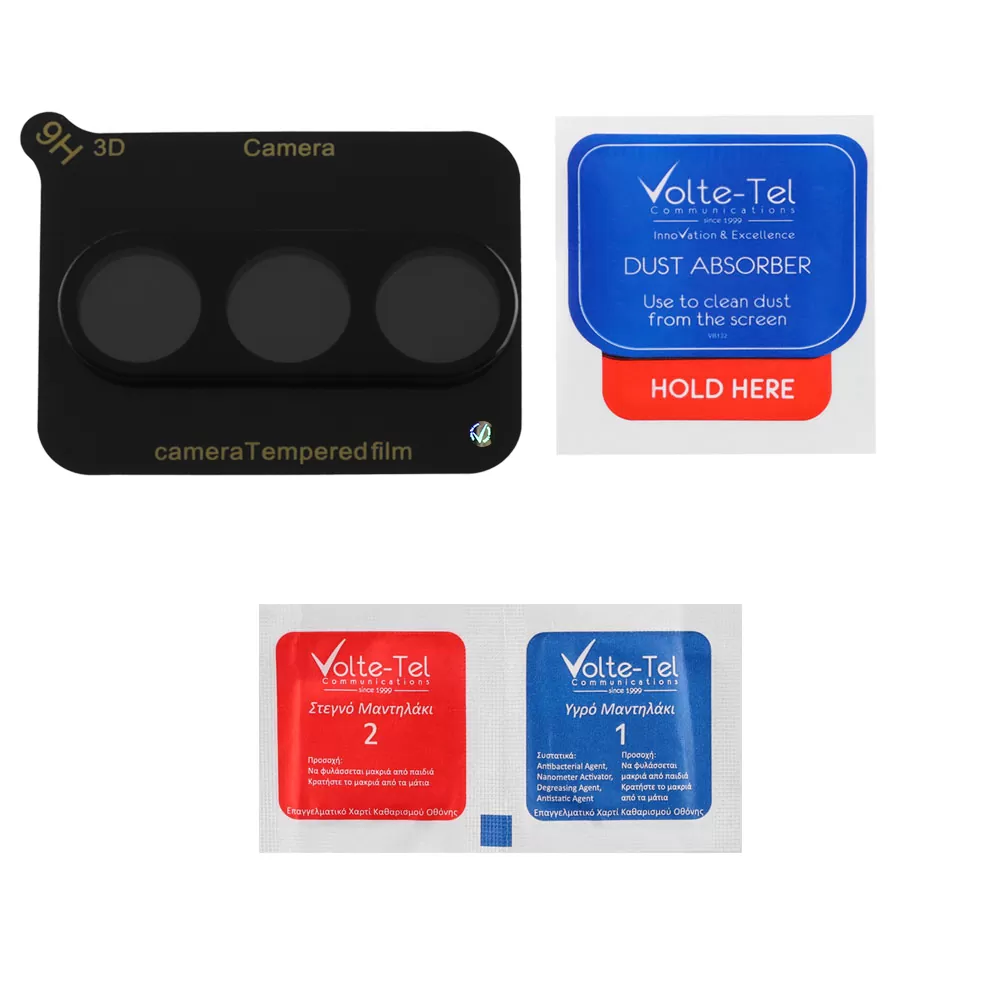 VOLTE-TEL CAMERA GLASS SAMSUNG Z FOLD 6 5G F956 7.6in 9H 0.25mm 3D CURVED BLACK - Image 4